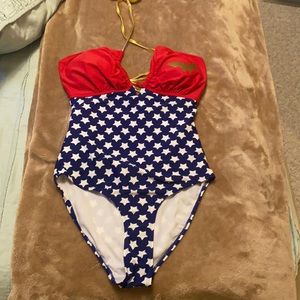 Official Wonder Woman swimsuit with open back
